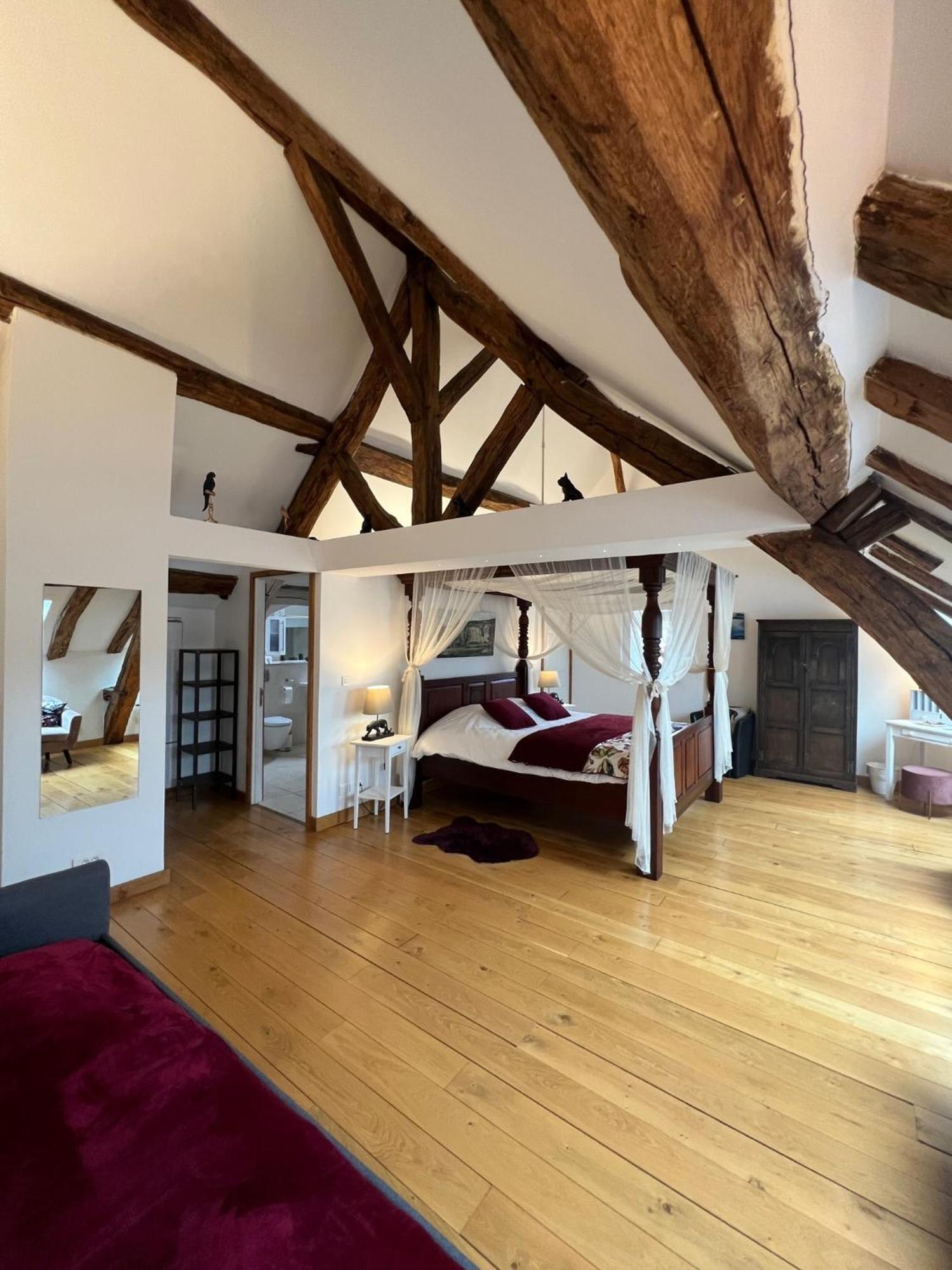 Bed and Breakfast Le Prieure De Buffon Habitación foto